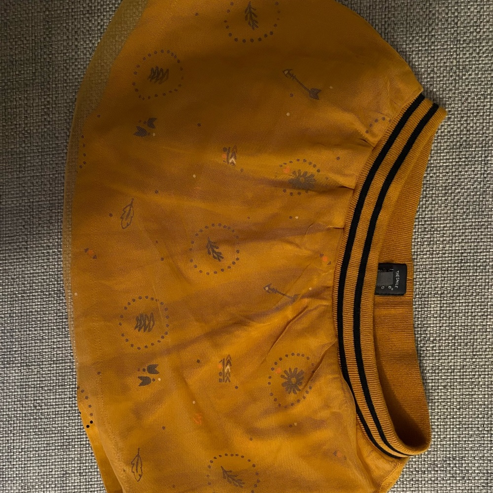 Babyface mustard skirt